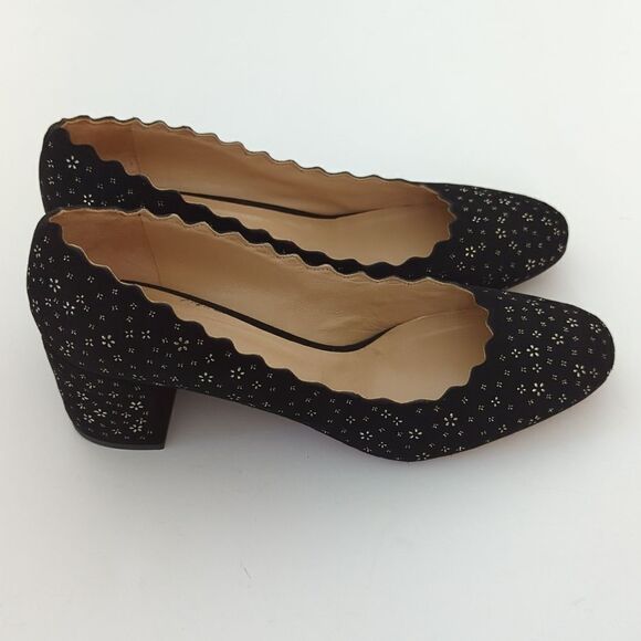 Chloe Lauren Block Heel Pumps Size 9 1/2 - Picture 4 of 11